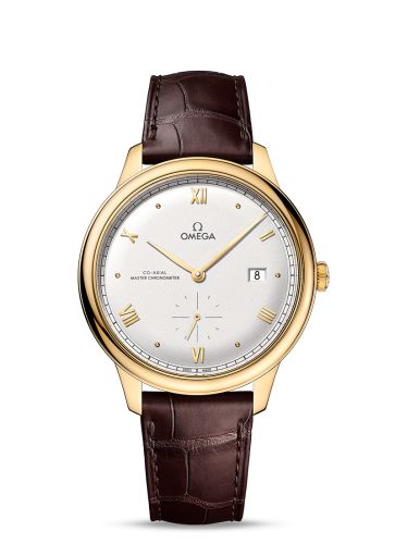 Omega De Ville Small Seconds Master Chronometer Yellow Gold / Silver